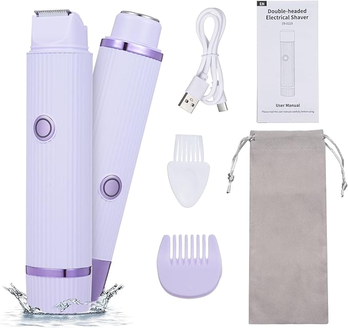 Double Head Electric Shaver – Wet & Dry, Waterproof