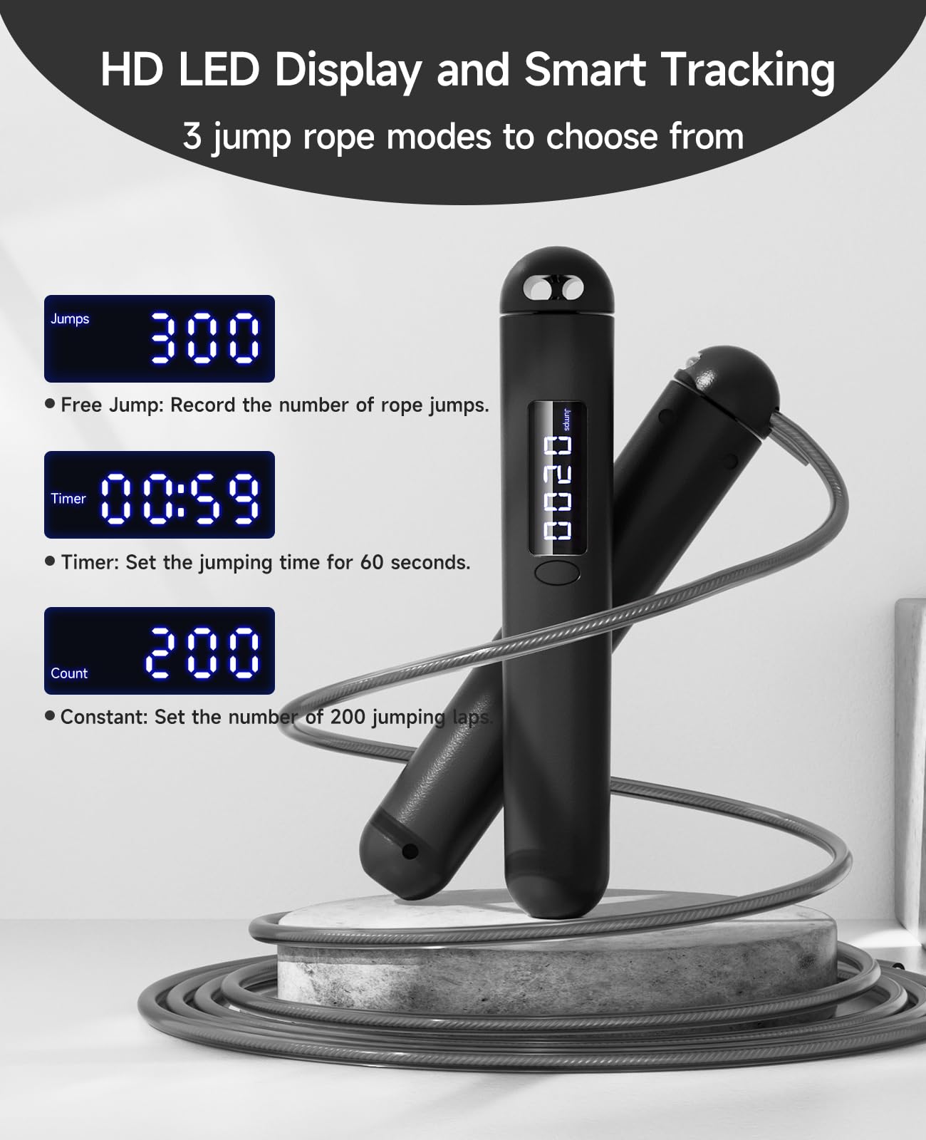 Smart Rope Skipping Cordless Ball Comes With Counter Fitness Home