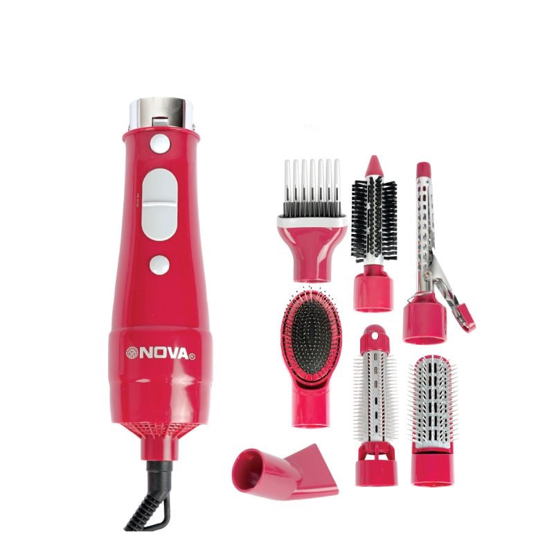Nova Hair Styler 9-in-1 | Multi-Functional Hair Styling Tool with 9 Attachments