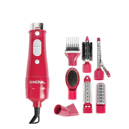 Nova Hair Styler 9-in-1 | Multi-Functional Hair Styling Tool with 9 Attachments