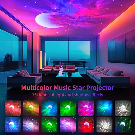 Astronaut Star Projector – Galaxy Light with Remote, 8 Nebula Effects & Timer