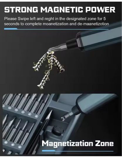 Screwdriver Set (68-Piece) – Precision, Flat, Phillips & More with Ergonomic Handles