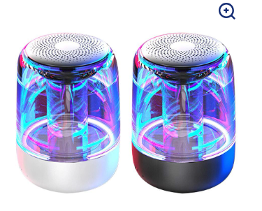 Portable Speakers Bluetooth Column Wireless Bluetooth Speaker Powerful Bass Radio with Variable Color LED Light