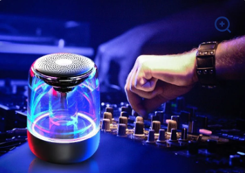 Portable Speakers Bluetooth Column Wireless Bluetooth Speaker Powerful Bass Radio with Variable Color LED Light