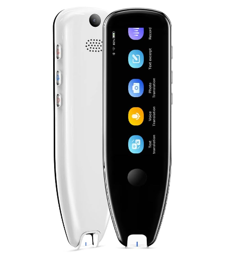 Smart Translation Pen – Real-Time Language Translator with Dual Microphones.