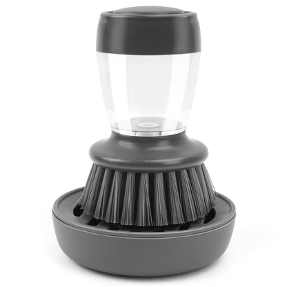 Smart Cleaning Brush with Auto Liquid Dispenser for Kitchen Pots